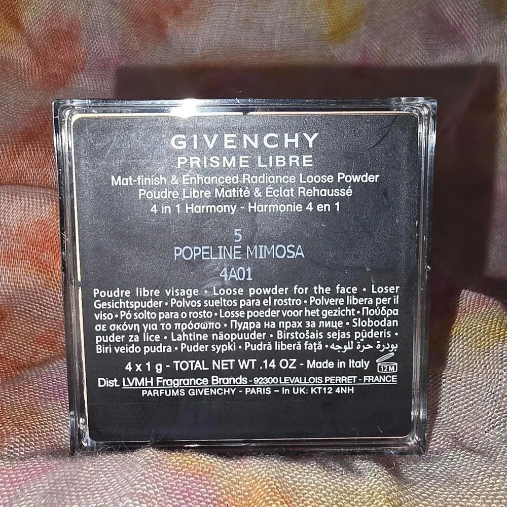 Givenchy Prisme Libre Loose Powder 5 Popeline Mimosa 4-in-1 Mat-Finish Radiance